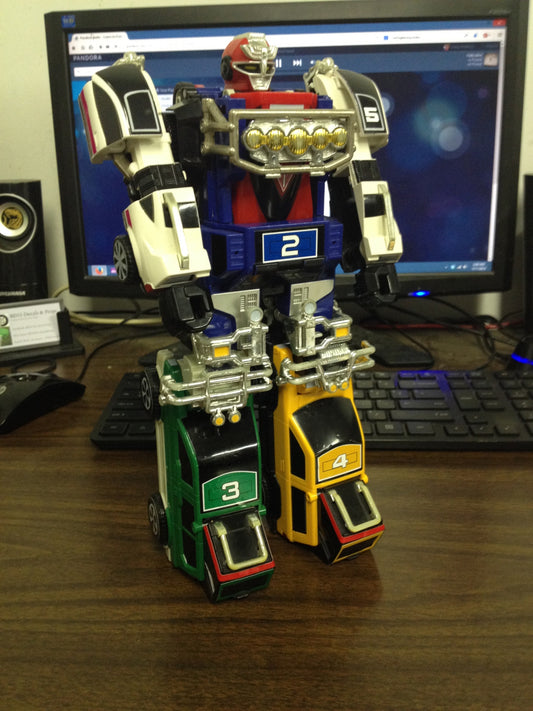Turbo Megazord Labels (NEWER VERSION NOW AVAILABLE)
