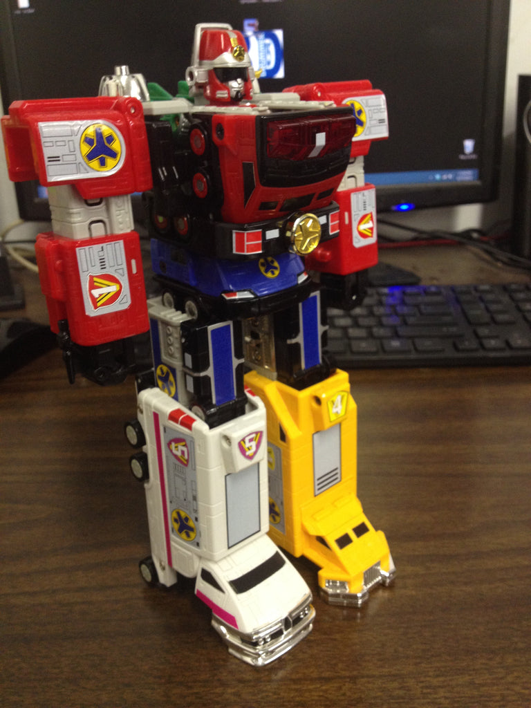 Lightspeed Rescue Megazord Labels (NEWER VERSION NOW AVAILABLE) BD15