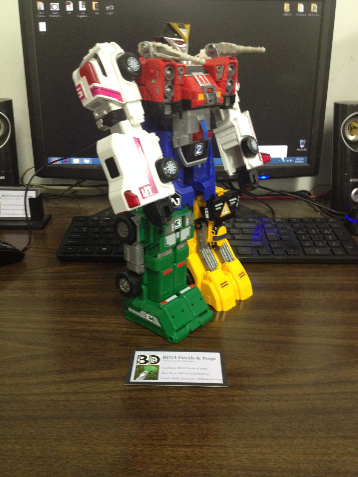 Rescue Megazord Labels (NEWER VERSION NOW AVAILABLE)