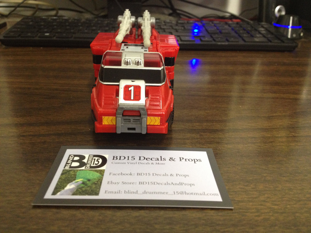Rescue Megazord Labels (NEWER VERSION NOW AVAILABLE)