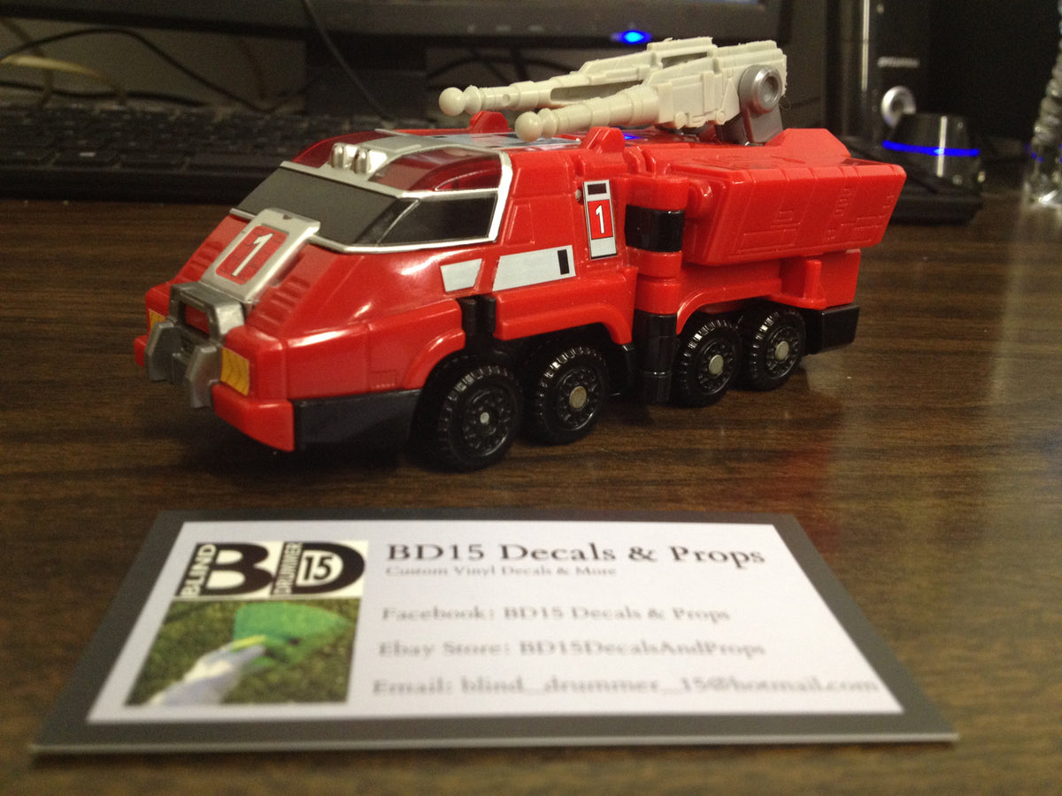 Rescue Megazord Labels (NEWER VERSION NOW AVAILABLE)