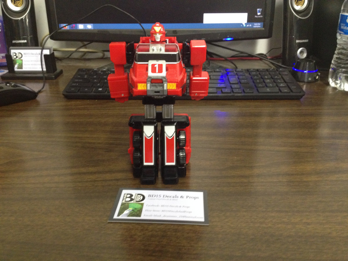 Rescue Megazord Labels (NEWER VERSION NOW AVAILABLE)