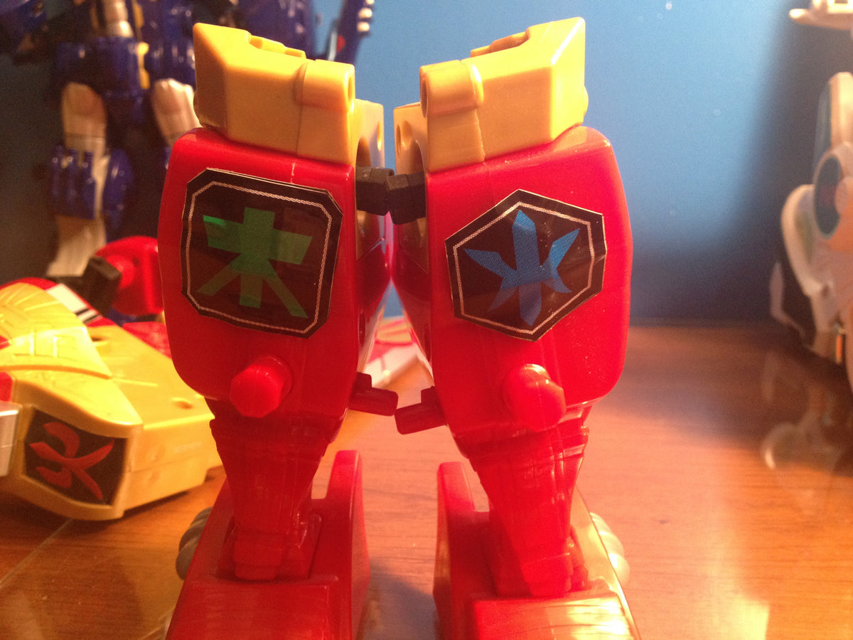 Complete Super Megaforce Auxiliary Zord Labels Set