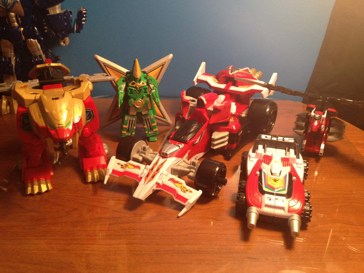 Complete Super Megaforce Auxiliary Zord Labels Set