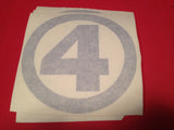 Fantastic 4 Symbol Decal