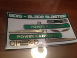 Blade Blaster / Rangerstick Labels