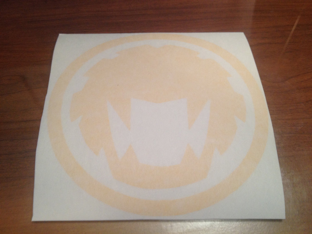 HurricaneYellow Symbol Decal