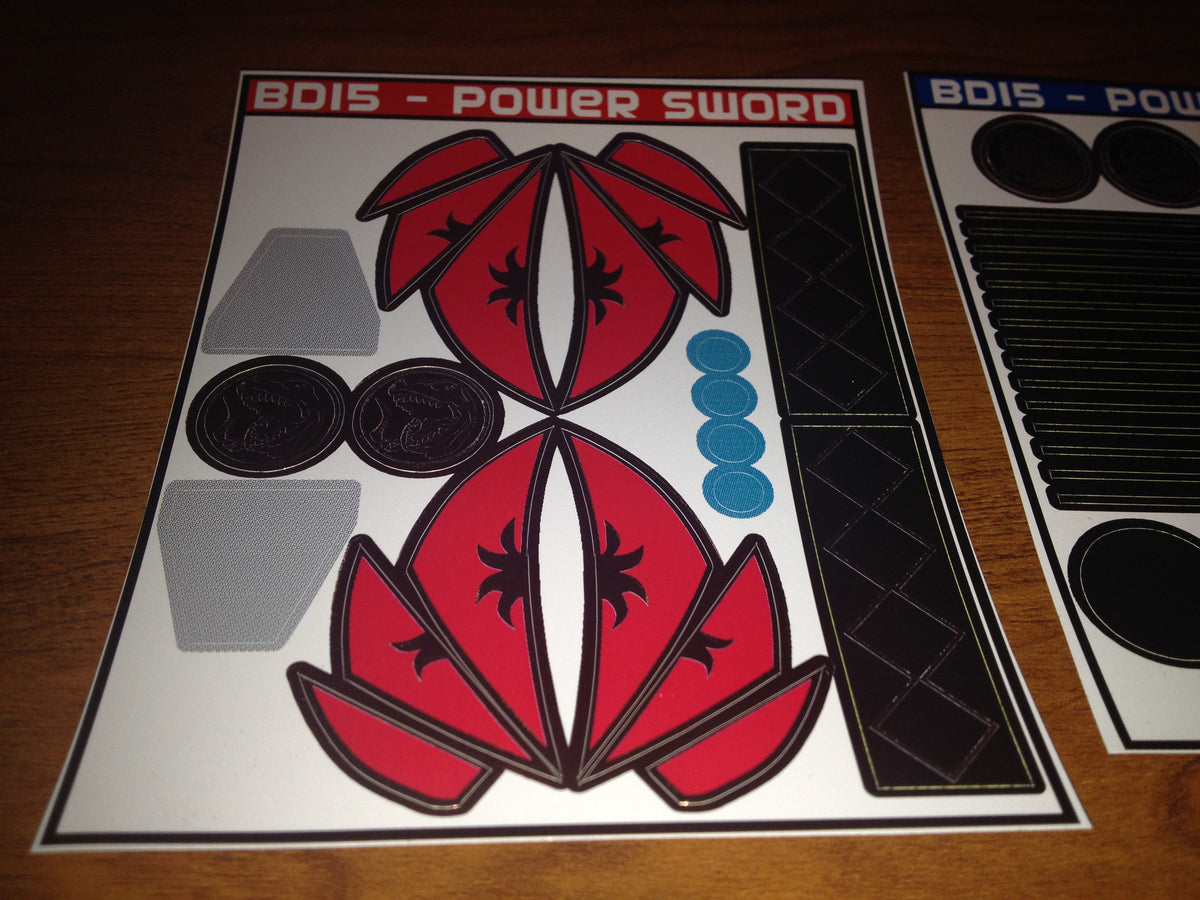 Power Blaster Labels