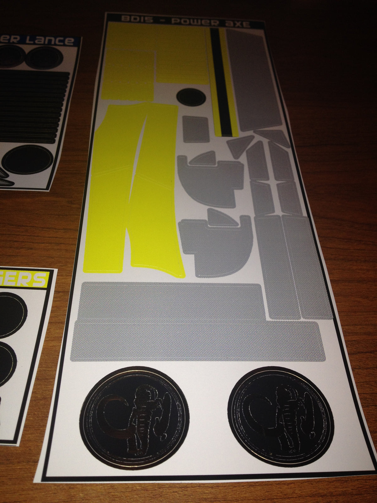 Power Blaster Labels