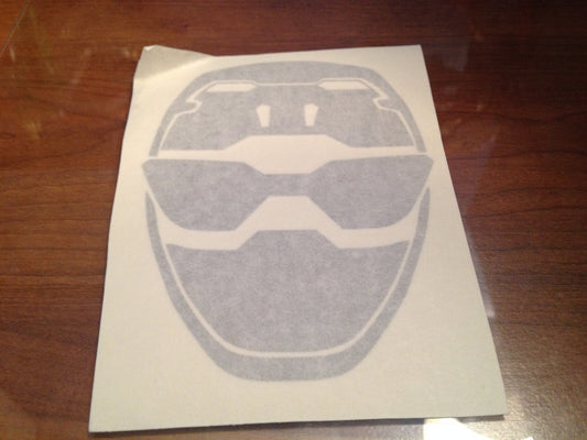 Blue Buster Helmet Decal