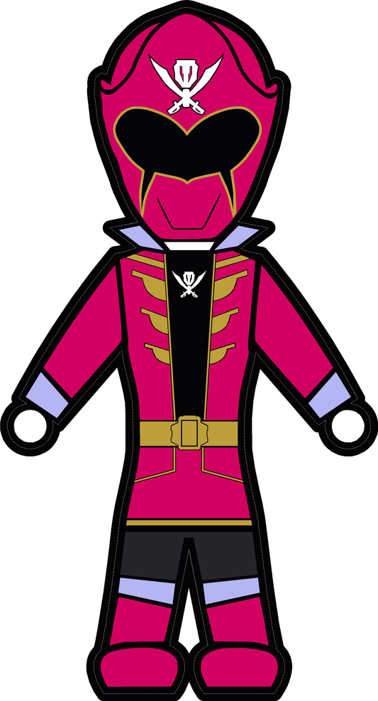 Gokai Pink - Stick Figure Family