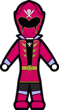 Gokai Pink - Stick Figure Family