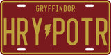 Harry Potter License Plate