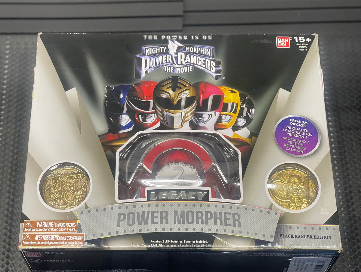 Black Ranger Legacy Movie Morpher BOX LABELS