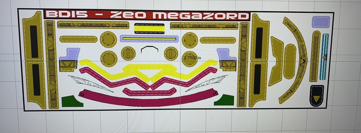 Zeo Megazord Labels (NEWER VERSION NOW AVAILABLE)