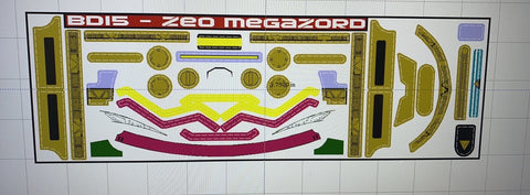 Zeo Megazord Labels (NEWER VERSION NOW AVAILABLE)