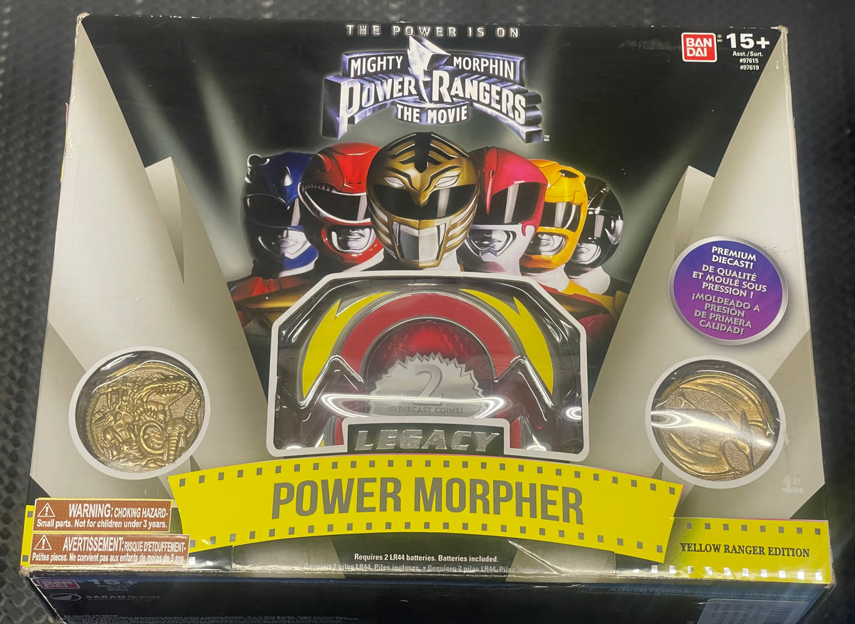 Yellow Ranger Legacy Movie Morpher BOX LABELS