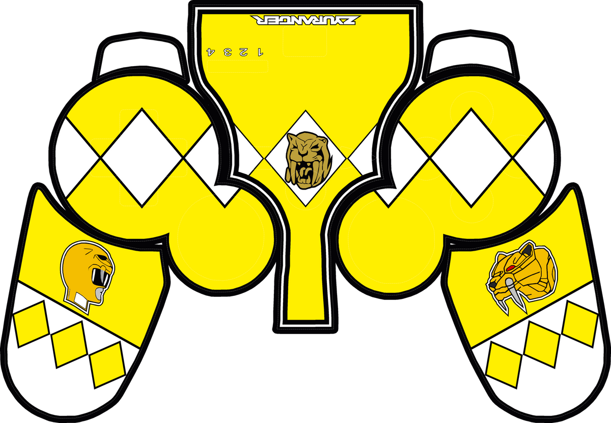 Tiger Ranger PS3 Controller Skin